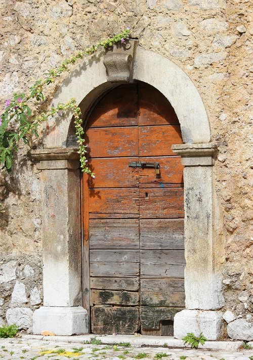 ancient  door  old