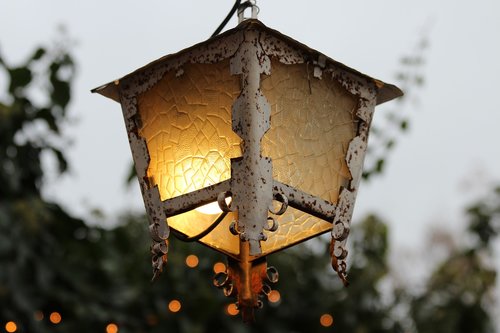 ancient lantern  decorative  light