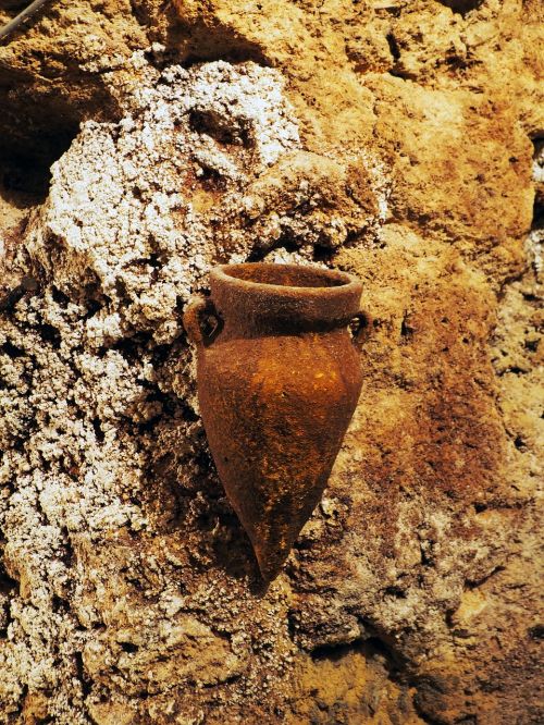 ancient vessel cave stone