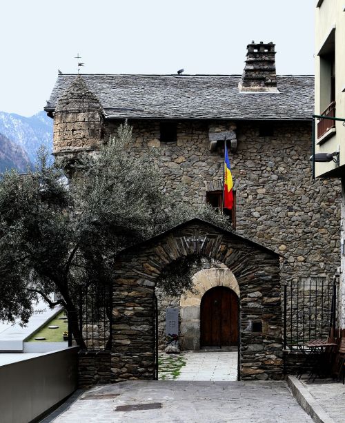 andorra andorra la vella stone building