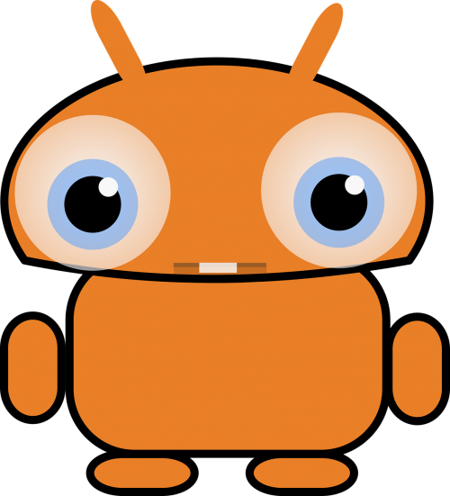 android cute robot