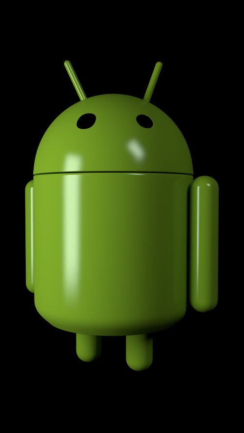 android robot green