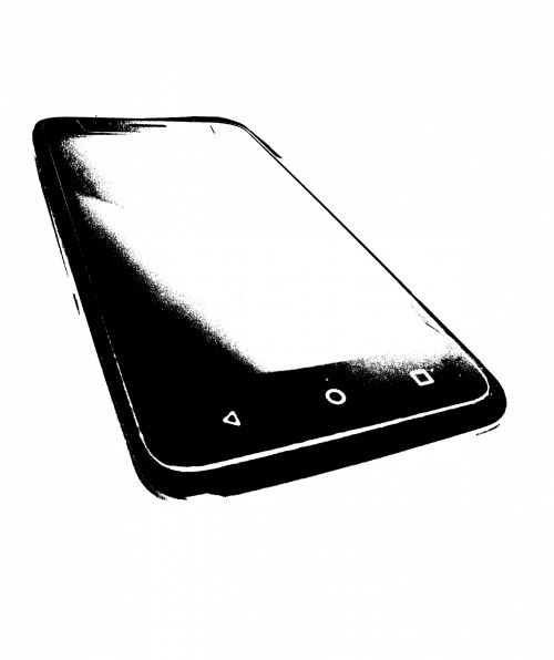 Android Mobile Phone - Clip Art