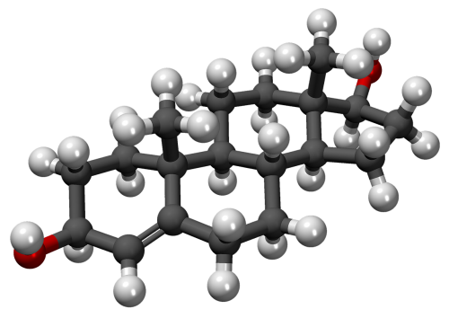 androstenediol molecule chemistry