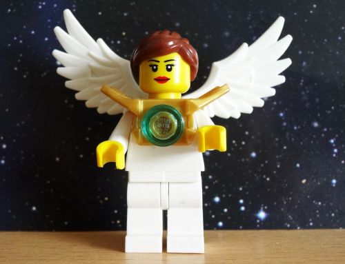 angel lego figure