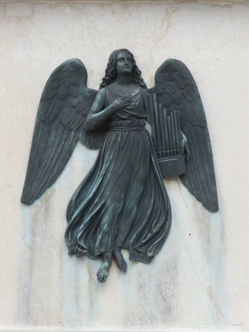 angel figure bronze