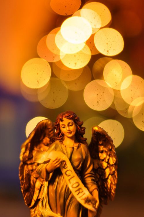 angel bokeh light