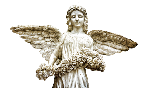angel transparent statue