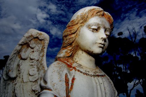 angel memorial tombstone
