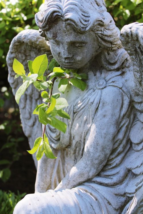 angel statue nature