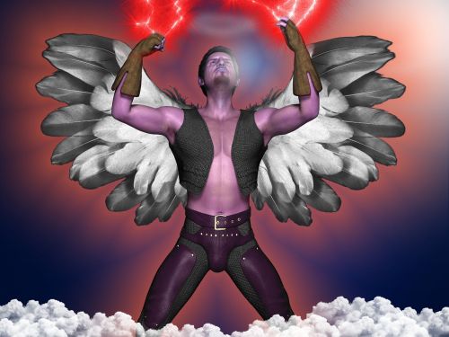 angel man wing