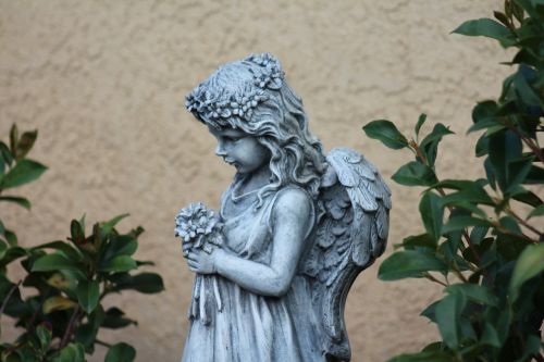 angel garden art sculpture