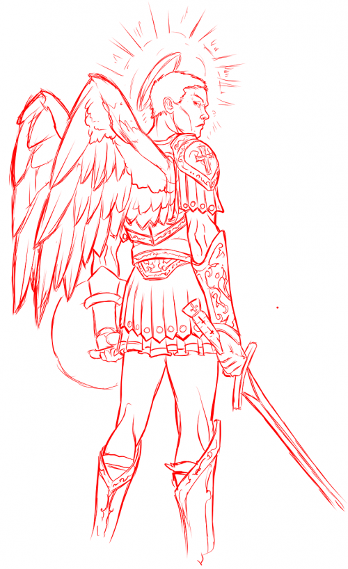 angel warrior wings