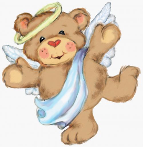 angel bear teddy bear