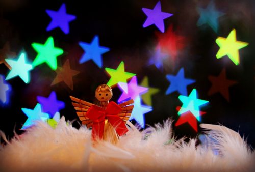 angel bokeh decorations