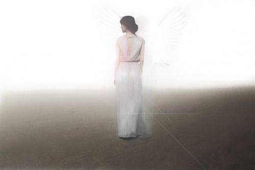 angel woman light