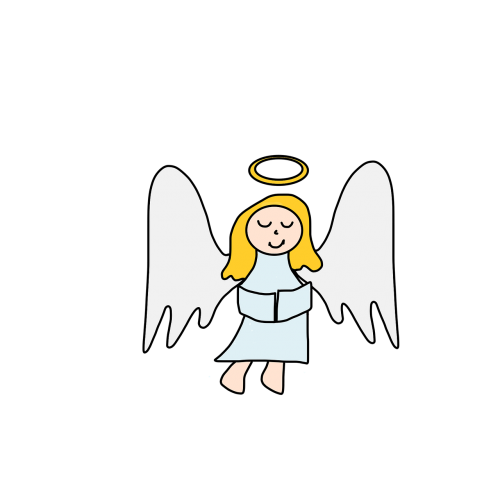 angel girl white