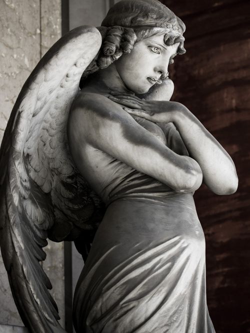 angel staglieno sculpture