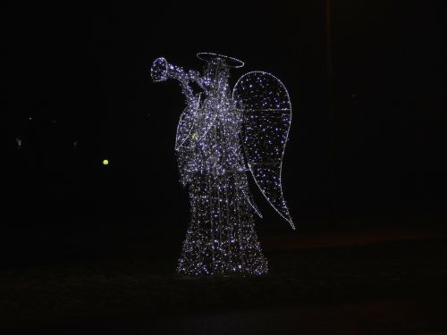 angel ornament light