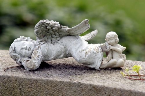 angel angel figure reclining angel