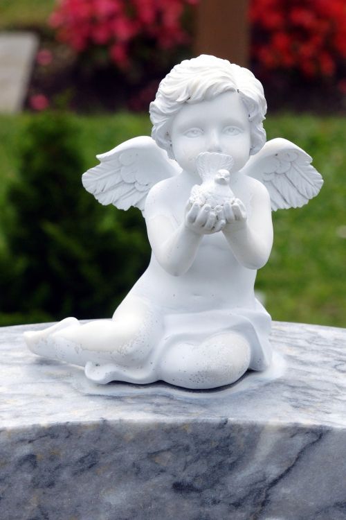angel angel figure contemplative