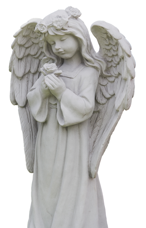 angel wing statue