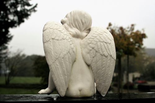 angel statue wings