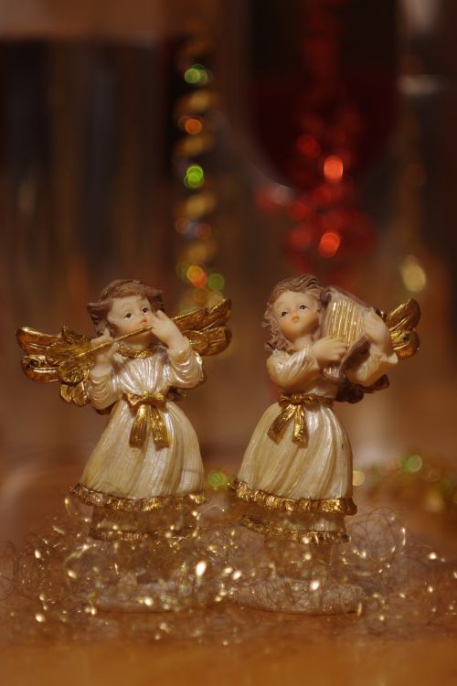 angel two angels christmas