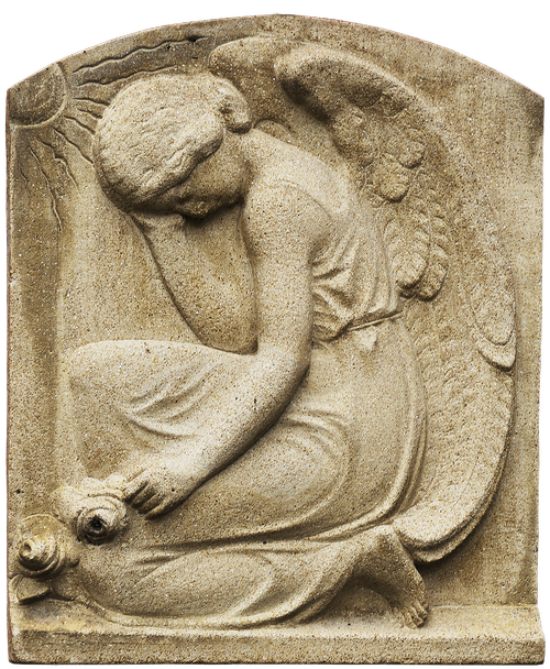 angel  mourning  relief