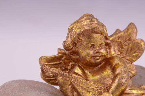 angel  gold  cherub