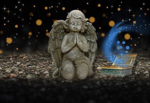 angel  statue  figure