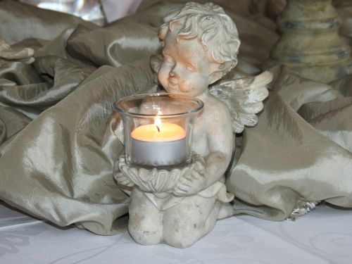 angel amor candle