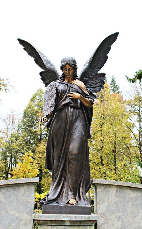 angel sculpture bronze statue