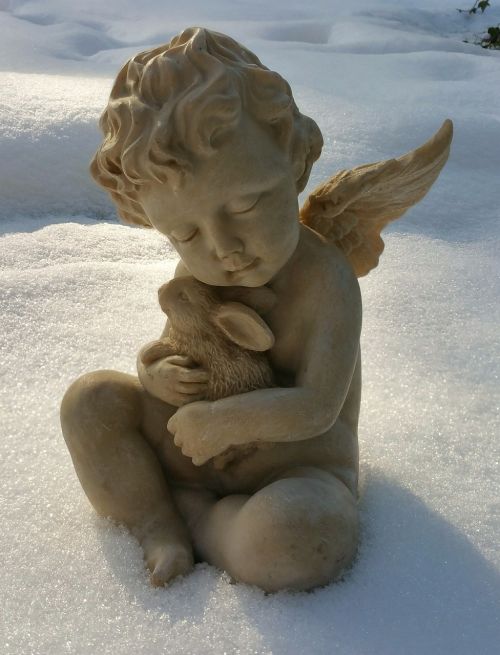 angel mourning thoughtful