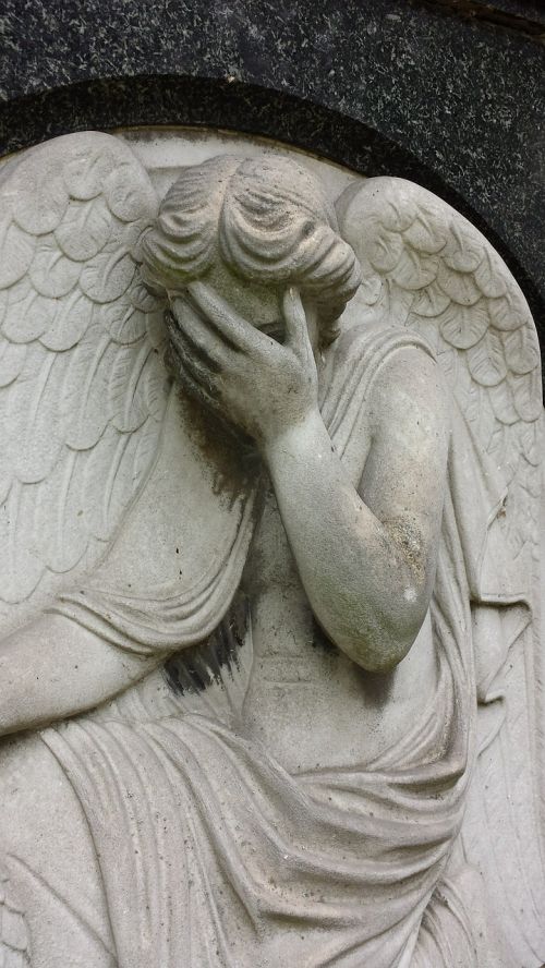 angel figure tears angel