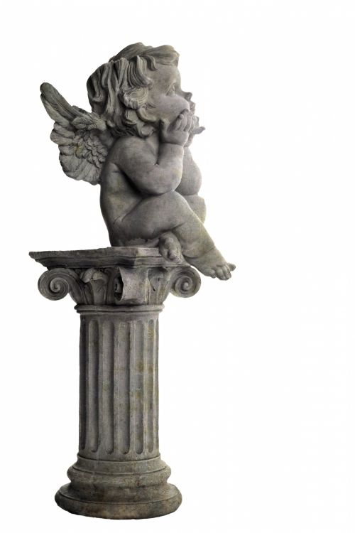 Angel Statue Vintage Old