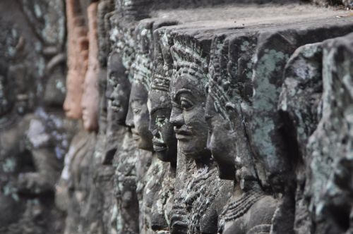 angkor hinduism faces