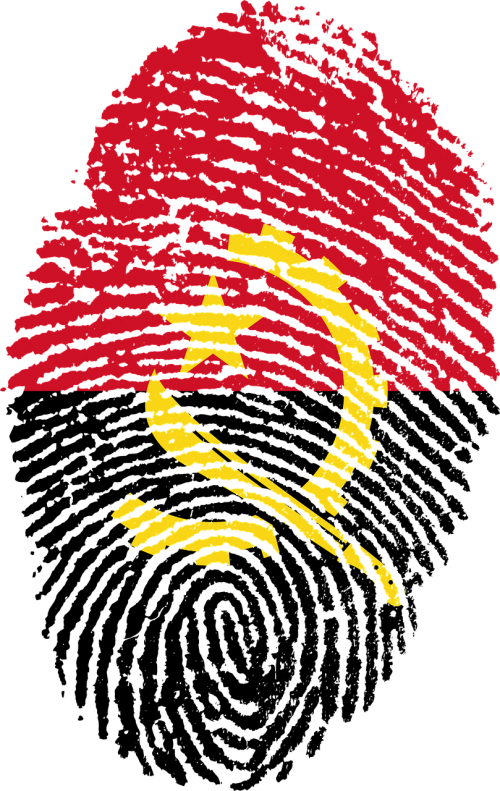 angola flag fingerprint