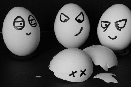 angry eggs unhappy