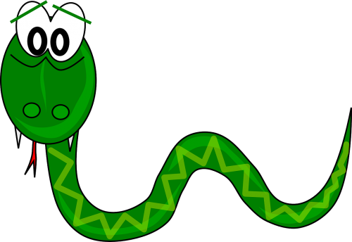 animal snake happy