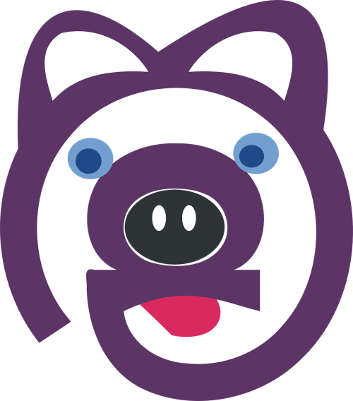 animal bear violet