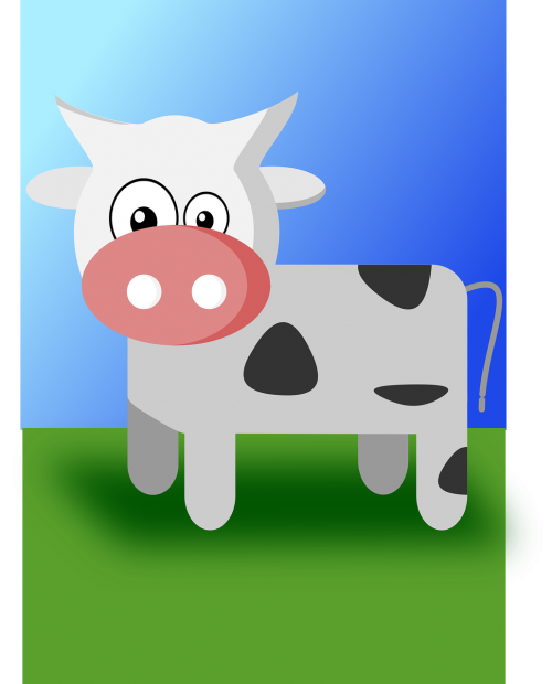 animals cartoon cow