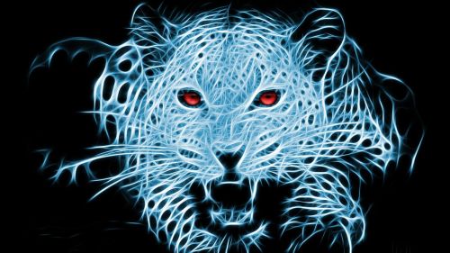 animals leopard fractal