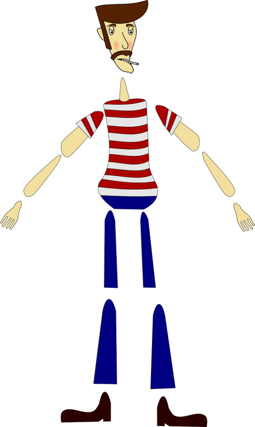 animation character cutout