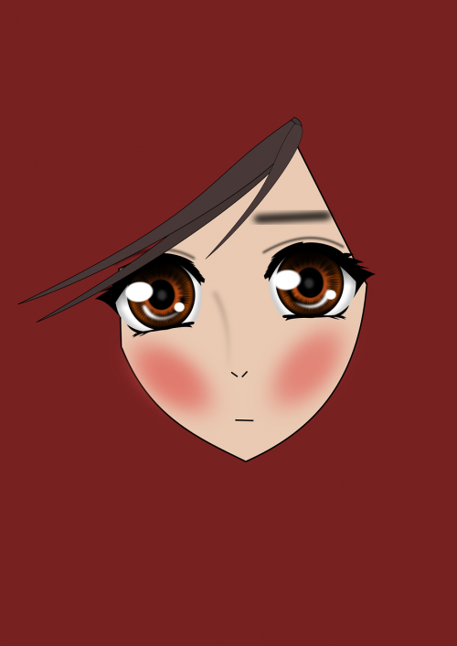 anime face eyes
