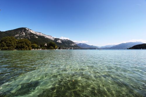 annecy lake annecy water's edge