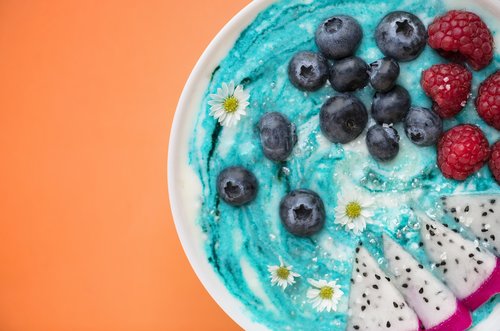 antioxidant  blue  bowl