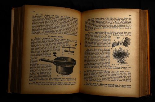 antiquariat old cookbook antiquarian cookbook