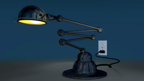 antique industrial lamp