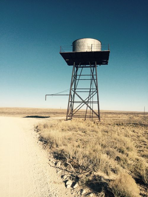 antique water tower